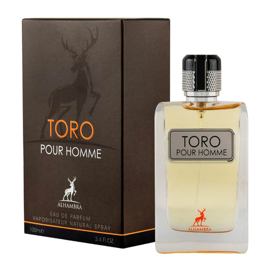 Perfume Lattafa / 100ml / Vaporizador / Maison Alhambra Toro Pour Homme_0