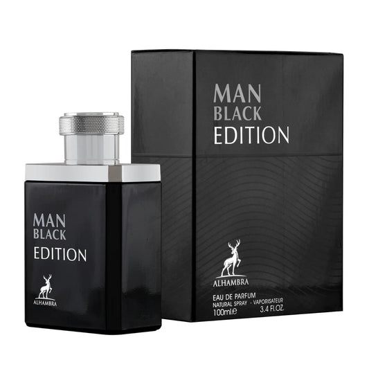 MAISON ALHAMBRA BLACK MAN EDITION EAU DE PARFUM 100ML VAPORIZADOR_0