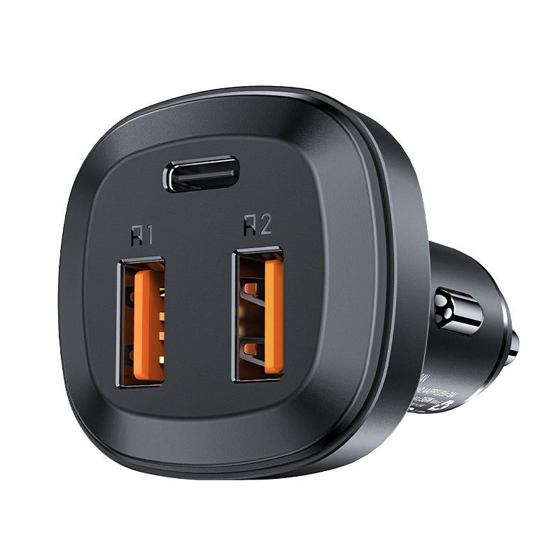 Acefast car charger 66W 2x USB / USB Type C, PPS, Power Delivery, Quick Charge 4.0, AFC, FCP, SCP black (B9)_2