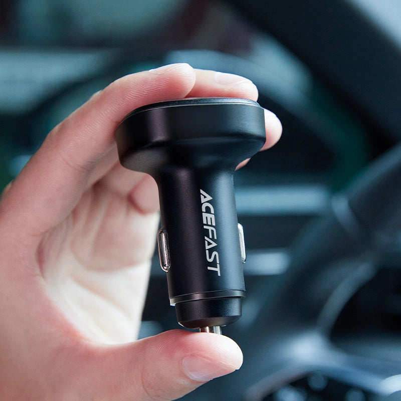 Acefast car charger 66W 2x USB / USB Type C, PPS, Power Delivery, Quick Charge 4.0, AFC, FCP, SCP black (B9)_6