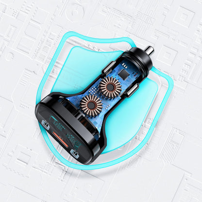 Acefast car charger 101W 2x USB Type C / USB, PPS, Power Delivery, Quick Charge 4.0, AFC, FCP black (B5)_14