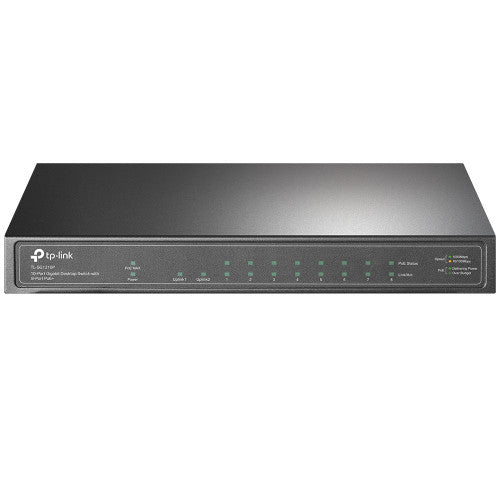 TP-LINK TL-SG1210P Gigabit Ethernet (10/100/1000) Gris EnergÃ­a sobre Ethernet (PoE)_0