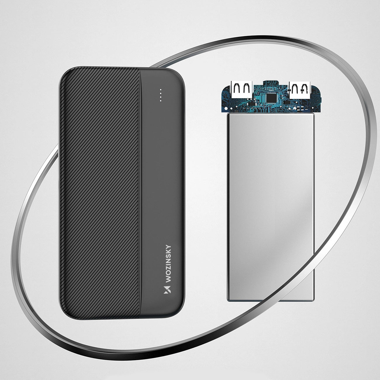 Wozinsky powerbank Li-Po 10000mAh 2 x USB black (WPBBK1)_9