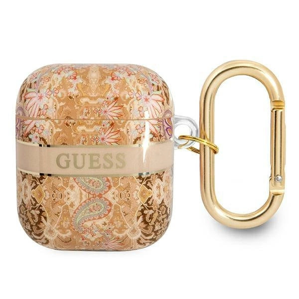 Guess GUA2HHFLD AirPods cover gold/gold Paisley Strap Collection_0