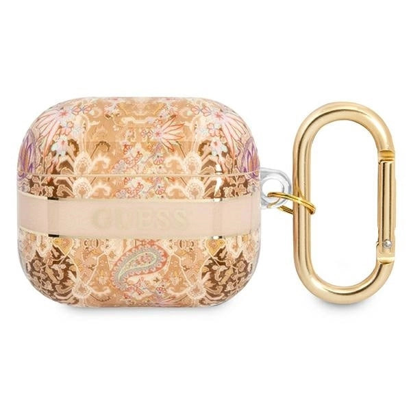 Guess GUA3HHFLD AirPods 3 cover gold/gold Paisley Strap Collection_0