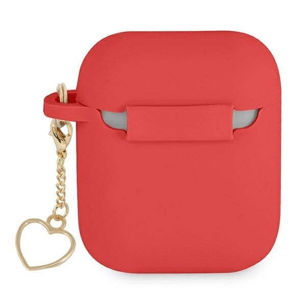 Guess GUA2LSCHSR AirPods cover red/red Silicone Charm Heart Collection_1