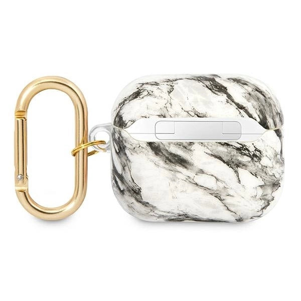 Guess GUA3HCHMAG AirPods 3 cover grey/grey Marble Strap Collection_1