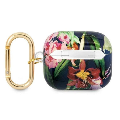 Guess GUA3HHFLB AirPods 3 cover blue/blue Flower Strap Collection_1