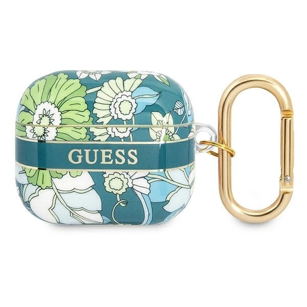 Guess GUA3HHFLN AirPods 3 cover green/green Flower Strap Collection_0