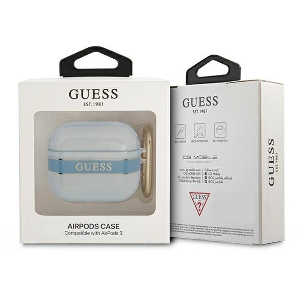 Guess GUA3HHTSB AirPods 3 cover blue/blue Strap Collection_2
