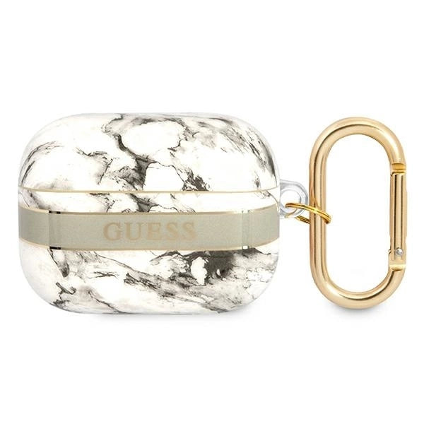 Guess GUAPHCHMAG AirPods Pro cover grey/grey Marble Strap Collection_0