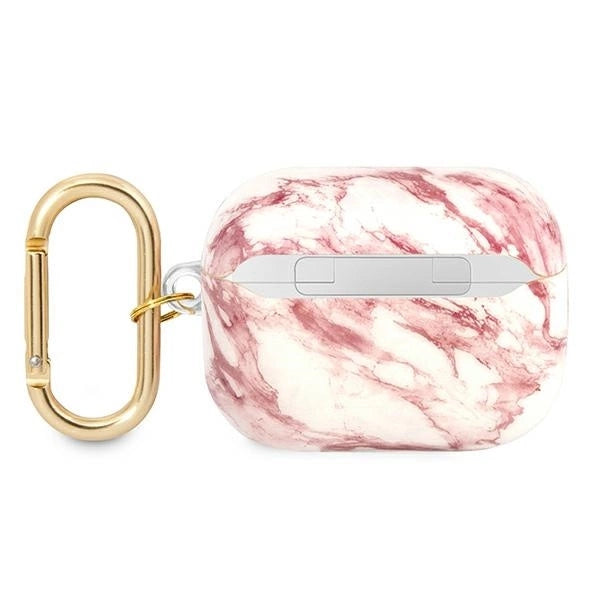Guess GUAPHCHMAP AirPods Pro cover pink/pink Marble Strap Collection_1
