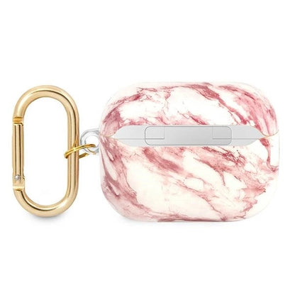 Guess GUAPHCHMAP AirPods Pro cover pink/pink Marble Strap Collection_1