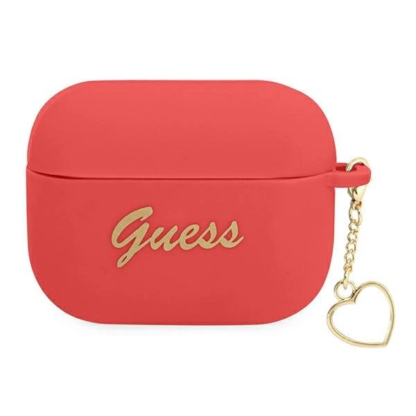 Guess GUAPLSCHSR AirPods Pro cover red/red Silicone Charm Heart Collection_0