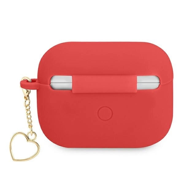 Guess GUAPLSCHSR AirPods Pro cover red/red Silicone Charm Heart Collection_1