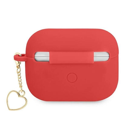 Guess GUAPLSCHSR AirPods Pro cover red/red Silicone Charm Heart Collection_1