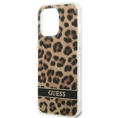 Guess GUHCP13LHSLEOW iPhone 13 Pro / 13 6.1" brown/brown hardcase Leopard_5
