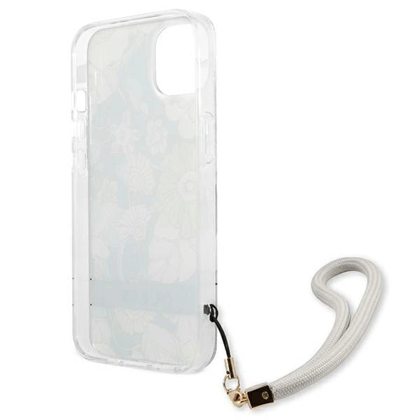 Guess GUHCP13SHFLSN iPhone 13 mini 5.4" green/green hardcase Flower Strap_6