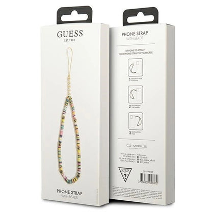 Guess pendant GUSTPEAM Phone Strap multicolor/multicolor Heishi Beads_2