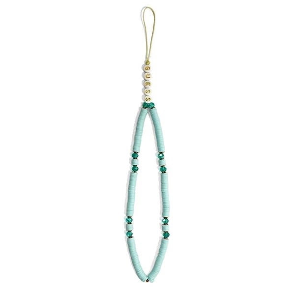 Guess pendant GUSTPEARP Phone Strap blue/blue Heishi Beads_1