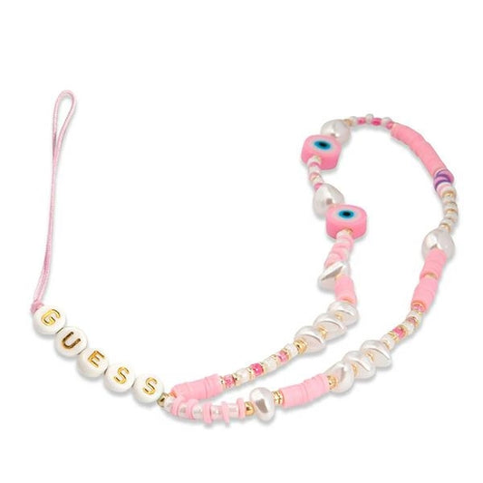 Guess pendant GUSTSHPP Phone Strap pink/pink Beads Shell_0