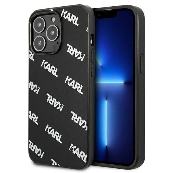 Karl Lagerfeld KLHCP13LPULMBK3 iPhone 13 Pro / 13 6,1" hardcase czarny/black Allover_0