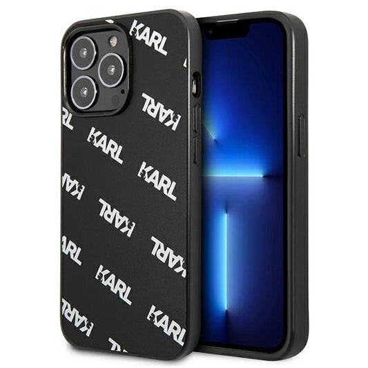 Karl Lagerfeld KLHCP13LPULMBK3 iPhone 13 Pro / 13 6,1" hardcase czarny/black Allover_0