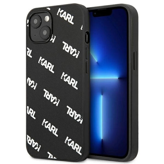 Karl Lagerfeld KLHCP13SPULMBK3 iPhone 13 mini 5,4" hardcase czarny/black Allover_0