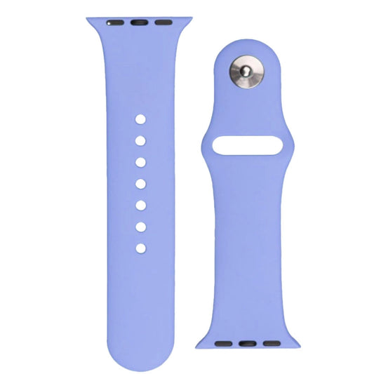 Silicone Strap APS Silicone Band for Watch 9 / 8 / 7 / 6 / 5 / 4 / 3 / 2 / SE (41 / 40 / 38mm) Strap Watch Bracelet Purple_0