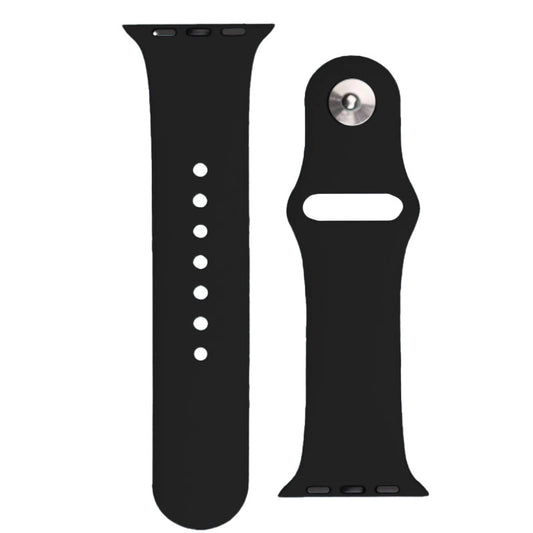 Silicone Strap APS for Apple Watch 42/44/45mm Strap Watch Bracelet - Black_0
