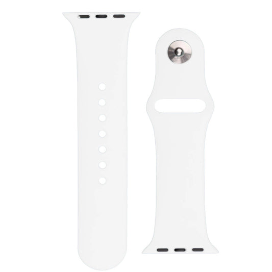 Silicone Strap APS for Apple Watch 42/44/45mm Strap Watch Bracelet - White_0
