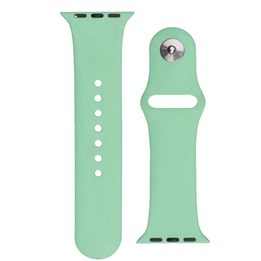 Silicone Strap APS Silicone Band for Watch Ultra / 9 / 8 / 7 / 6 / 5 / 4 / 3 / 2 / SE (49 / 45 / 44 / 42mm) Strap Watch Bracelet Light Green_0