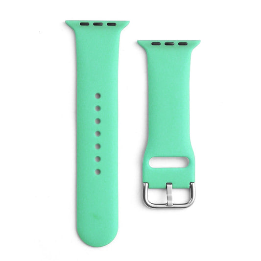 Silicone Strap APS Silicone Band for Watch 9 / 8 / 7 / 6 / 5 / 4 / 3 / 2 / SE (41 / 40 / 38mm) Strap Watch Bracelet Mint_0