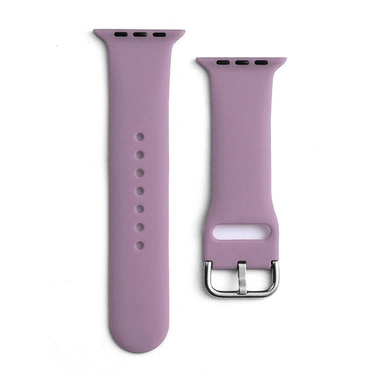Silicone Strap APS Silicone Band for Watch Ultra / 9 / 8 / 7 / 6 / 5 / 4 / 3 / 2 / SE (49 / 45 / 44 / 42mm) Strap Watch Bracelet Purple_0