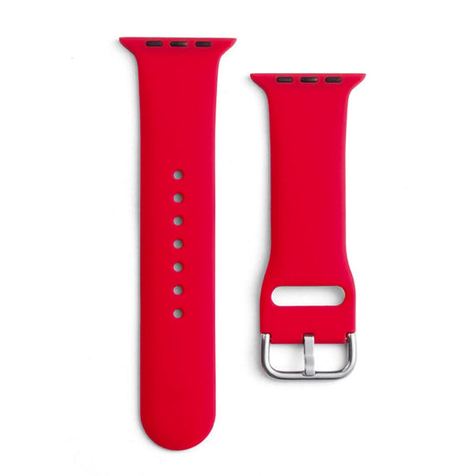 Silicone Strap APS Silicone Band for Watch Ultra / 9 / 8 / 7 / 6 / 5 / 4 / 3 / 2 / SE (49 / 45 / 44 / 42mm) Strap Watch Bracelet Red_0