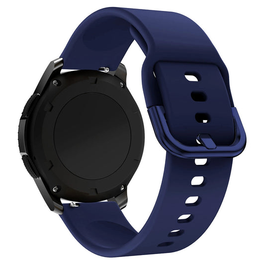 Silicone Strap TYS band for Samsung Galaxy Watch 40 / 41 / 42 / 43 / 44 mm - dark blue_0