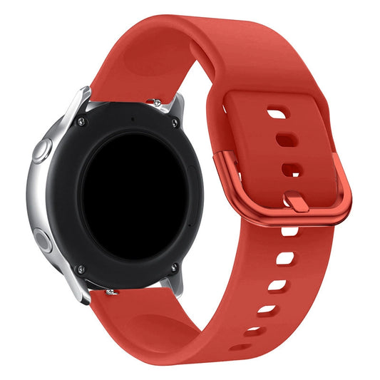 Silicone Strap TYS band for Samsung Galaxy Watch 40 / 41 / 42 / 43 / 44 mm - red_0