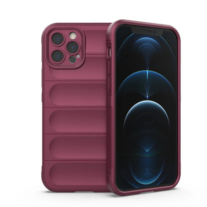 Magic Shield Case for iPhone 12 Pro flexible armored burgundy cover_0