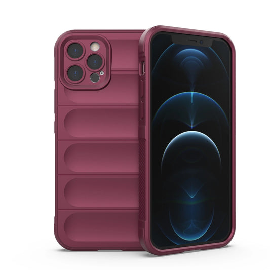 Magic Shield Case for iPhone 12 Pro flexible armored burgundy cover_0