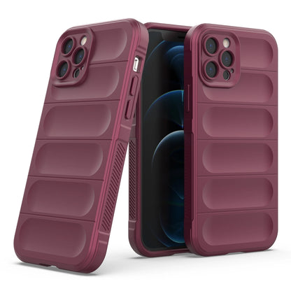 Magic Shield Case for iPhone 12 Pro flexible armored burgundy cover_3