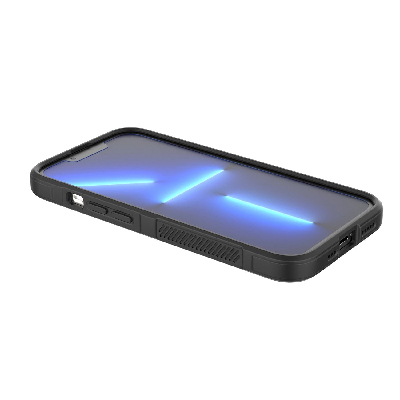 Magic Shield Case for iPhone 13 Pro flexible armored cover light blue_10