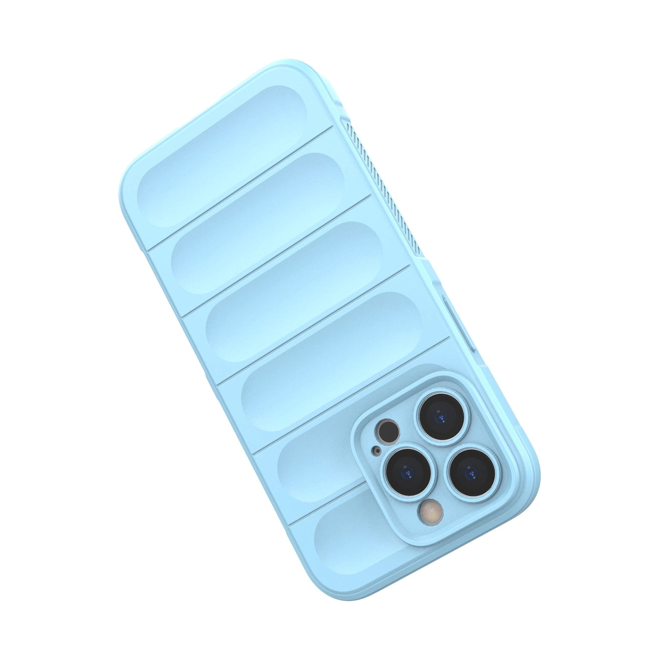 Magic Shield Case for iPhone 13 Pro flexible armored cover light blue_5