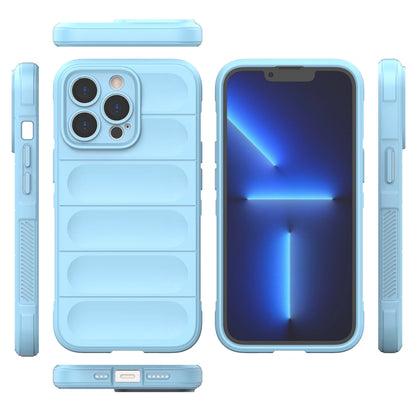 Magic Shield Case for iPhone 13 Pro flexible armored cover light blue_7