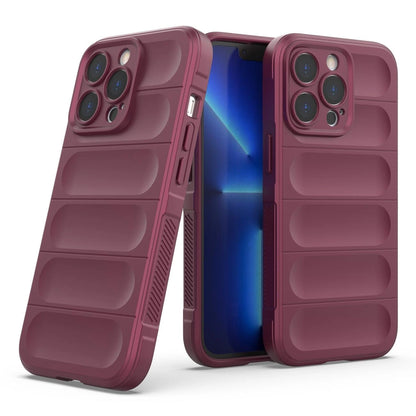 Magic Shield Case for iPhone 13 Pro Max flexible armored burgundy cover_5