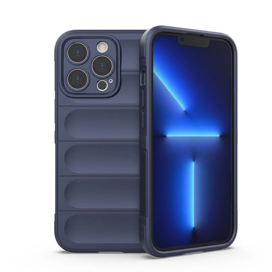 Magic Shield Case case for iPhone 13 Pro Max flexible armored case dark blue_0