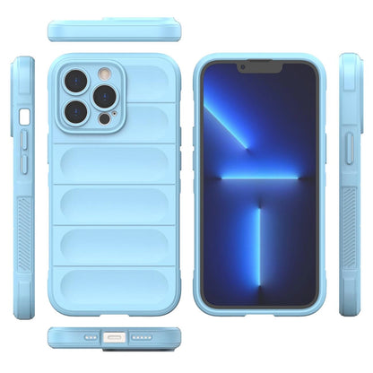 Magic Shield Case for iPhone 13 Pro Max flexible armored cover light blue_7