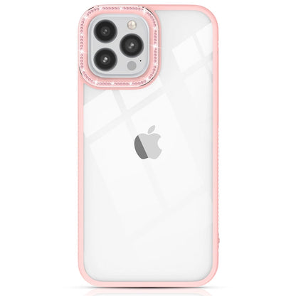 Kingxbar Sparkle Series case iPhone 13 Pro with crystals back cover pink_0