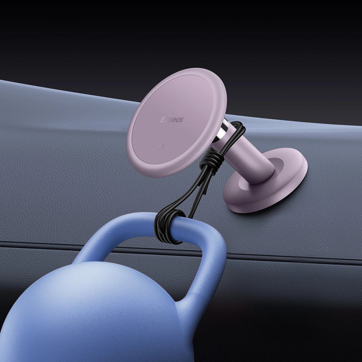Baseus C01 magnetic car phone holder for the dashboard purple (SUCC000005)_8