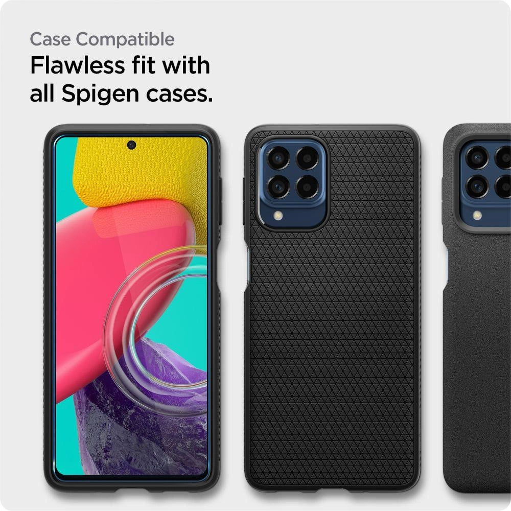 Spigen ALM Glass FC Tempered Glass for Samsung Galaxy M53 5G - Black_9