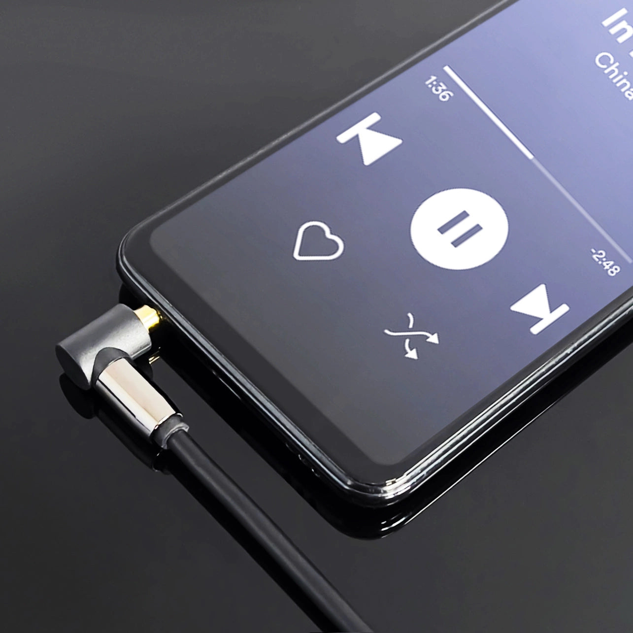 Wozinsky AUX cable angled (male-male) mini jack cable 3 m black_5